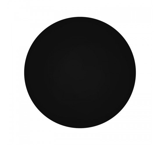 Επιφάνεια τραπεζιού Senlo μαύρο Φ60εκ Υλικό: MELAMINE 310-000017