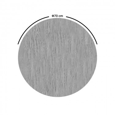 Επιφάνεια τραπεζιού Mordo τ.Werzalit oak Φ70εκ Υλικό: MELAMINE 310-000022