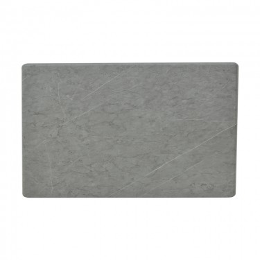 Επιφάνεια τραπεζιού Zerbo τ.Werzalit σε γκρι απόχρωση μαρμάρου 120x80εκ Υλικό: MELAMINE 310-000039