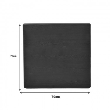 Επιφάνεια τραπεζιού Bello τ.Werzalit wenge 70x70εκ Υλικό: MELAMINE 310-000041