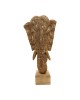 Επιτραπέζιο διακοσμητικό ελέφαντας Zap Inart χρυσό μάνγκο ξύλο 31x13x61εκ Υλικό: MANGO WOOD 312-000005