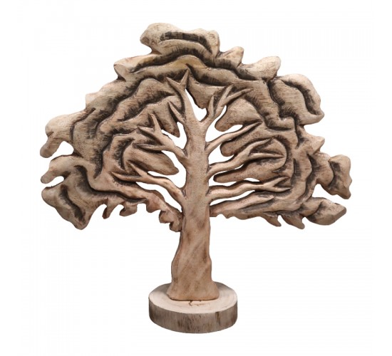 Επιτραπέζιο διακοσμητικό δέντρο Natrem Inart φυσικό μάνγκο ξύλο 45x11x43εκ Υλικό: MANGO WOOD 312-000025