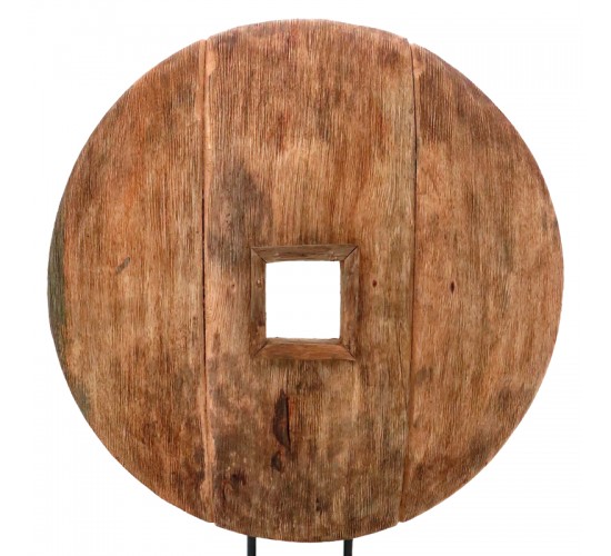 Επιτραπέζιο διακοσμητικό Cart Inart φυσικό μάνγκο ξύλο-μέταλλο 40x9x54εκ Υλικό: MANGO WOOD - IRON 312-000034