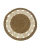 Χαλί Opronzo Inart φυσικό σχοινί Φ100x2εκ Υλικό: ROPE - CATTAIL FLOWER 313-000016 Χαλί Opronzo Inart φυσικό σχοινί Φ100x2εκ Υλικό: ROPE - CATTAIL FLOWER 313-000016