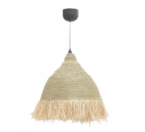 Φωτιστικό οροφής Boher Inart seagrass σε φυσική απόχρωση Φ60x99εκ Υλικό: STRAW 313-000027 Φωτιστικό οροφής Boher Inart seagrass σε φυσική απόχρωση Φ60x99εκ Υλικό: STRAW 313-000027