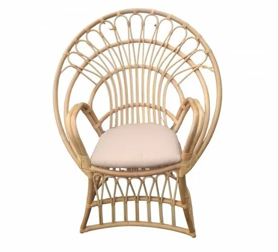 Πολυθρόνα Boloni Inart με μπεζ μαξιλάρι-φυσικό rattan 100x67x120εκ Υλικό: RATTAN-LASIO 314-000006 Πολυθρόνα Boloni Inart με μπεζ μαξιλάρι-φυσικό rattan 100x67x120εκ Υλικό: RATTAN-LASIO 314-000006