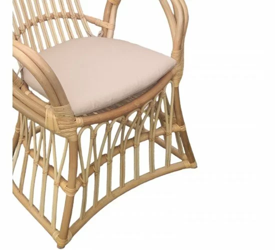 Πολυθρόνα Boloni Inart με μπεζ μαξιλάρι-φυσικό rattan 100x67x120εκ Υλικό: RATTAN-LASIO 314-000006 Πολυθρόνα Boloni Inart με μπεζ μαξιλάρι-φυσικό rattan 100x67x120εκ Υλικό: RATTAN-LASIO 314-000006
