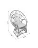 Πολυθρόνα Boloni Inart με μπεζ μαξιλάρι-φυσικό rattan 100x67x120εκ Υλικό: RATTAN-LASIO 314-000006 Πολυθρόνα Boloni Inart με μπεζ μαξιλάρι-φυσικό rattan 100x67x120εκ Υλικό: RATTAN-LASIO 314-000006