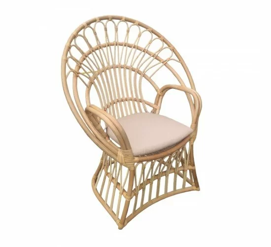 Πολυθρόνα Boloni Inart με μπεζ μαξιλάρι-φυσικό rattan 100x67x120εκ Υλικό: RATTAN-LASIO 314-000006 Πολυθρόνα Boloni Inart με μπεζ μαξιλάρι-φυσικό rattan 100x67x120εκ Υλικό: RATTAN-LASIO 314-000006