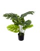 Διακοσμητικό φυτό Monstera σε γλάστρα Inart πράσινο pp Υ70εκ Υλικό: PP 316-000003