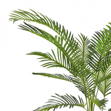 Διακοσμητικό φυτό Areca Ι σε γλάστρα Inart πράσινο pp Υ120εκ Υλικό: PP 316-000011