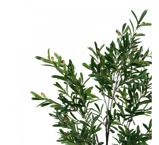 Διακοσμητικό φυτό Olive tree I σε γλάστρα Inart πράσινο pp Υ150εκ Υλικό: PP 316-000017