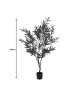 Διακοσμητικό φυτό Olive tree I σε γλάστρα Inart πράσινο pp Υ150εκ Υλικό: PP 316-000017