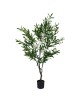 Διακοσμητικό φυτό Olive tree I σε γλάστρα Inart πράσινο pp Υ150εκ Υλικό: PP 316-000017