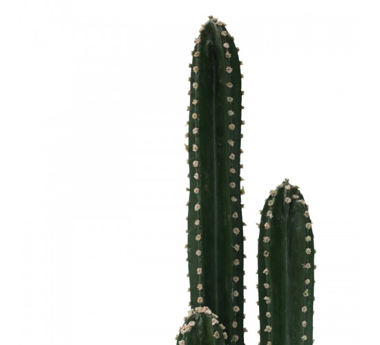 Διακοσμητικό φυτό Cactus III σε γλάστρα Inart πράσινο pp Υ85εκ Υλικό: PP 316-000024