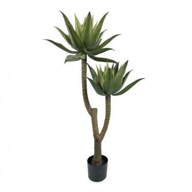 Διακοσμητικό φυτό Lotus σε γλάστρα Inart πράσινο pp Υ120εκ Υλικό: PP 316-000036