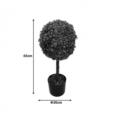 Διακοσμητικό φυτό Bolla I σε γλάστρα Inart πράσινο pp Φ30x65εκ Υλικό: PP 316-000040