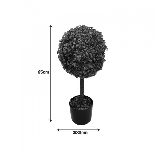 Διακοσμητικό φυτό Bolla I σε γλάστρα Inart πράσινο pp Φ30x65εκ Υλικό: PP 316-000040