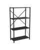 Βιβλιοθήκη Jackrey ανθρακί-μαύρο μελαμίνης 60x30x114εκ Υλικό: MELAMINE 321-000011 Βιβλιοθήκη Jackrey ανθρακί-μαύρο μελαμίνης 60x30x114εκ Υλικό: MELAMINE 321-000011