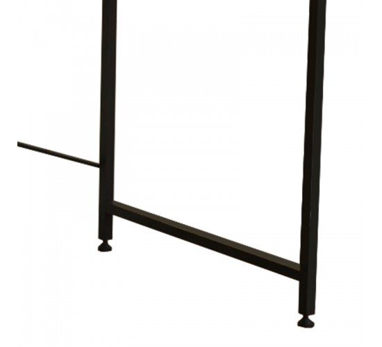 Γραφείο εργασίας Karvem oak-μαύρο μελαμίνης 120x60x73εκ Υλικό: MELAMINE 321-000024 Γραφείο εργασίας Karvem oak-μαύρο μελαμίνης 120x60x73εκ Υλικό: MELAMINE 321-000024