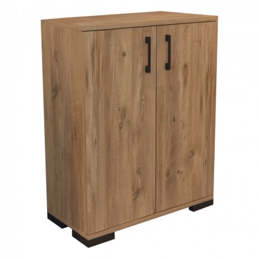 Ντουλάπι Yven oak μελαμίνης 65x32x83εκ Υλικό: MELAMINE 321-000058