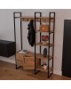 Έπιπλο εισόδου Thoj oak μελαμίνης 120x34x180εκ Υλικό: MELAMINE 321-000061 Έπιπλο εισόδου Thoj oak μελαμίνης 120x34x180εκ Υλικό: MELAMINE 321-000061