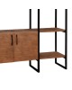Έπιπλο εισόδου Thoj oak μελαμίνης 120x34x180εκ Υλικό: MELAMINE 321-000061 Έπιπλο εισόδου Thoj oak μελαμίνης 120x34x180εκ Υλικό: MELAMINE 321-000061