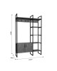 Έπιπλο εισόδου Thoj oak μελαμίνης 120x34x180εκ Υλικό: MELAMINE 321-000061 Έπιπλο εισόδου Thoj oak μελαμίνης 120x34x180εκ Υλικό: MELAMINE 321-000061