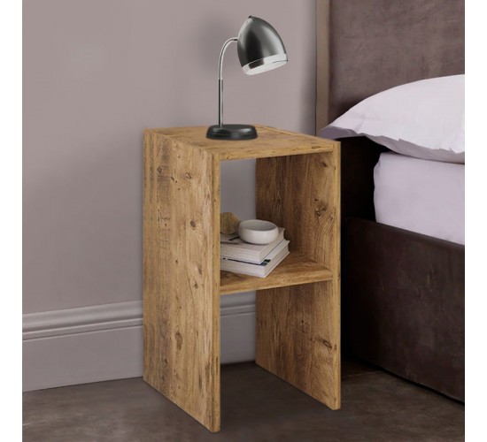 Κομοδίνο Deseo σε oak απόχρωση 30x30x60εκ Υλικό: MELAMINE 321-000116 Κομοδίνο Deseo σε oak απόχρωση 30x30x60εκ Υλικό: MELAMINE 321-000116