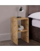 Κομοδίνο Deseo σε oak απόχρωση 30x30x60εκ Υλικό: MELAMINE 321-000116 Κομοδίνο Deseo σε oak απόχρωση 30x30x60εκ Υλικό: MELAMINE 321-000116