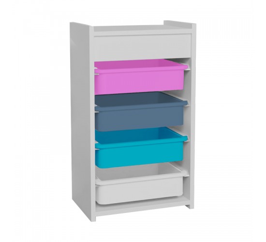 Συρταριέρα με καλάθια Toyli πολύχρωμο 45x30x78εκ Υλικό: MELAMINE - PP 321-000131