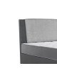 Κρεβάτι Tamon διπλό με αποθηκευτικό χώρο ανθρακί 160x200εκ Υλικό: MELAMINE - FABRIC - FOAM 322-000002