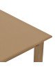 Τραπέζι Zolenio μασίφ ξύλο οξιάς με επιφάνεια mdf λούστρο καρυδί 60x60x76εκ Υλικό: MDF 325-000001