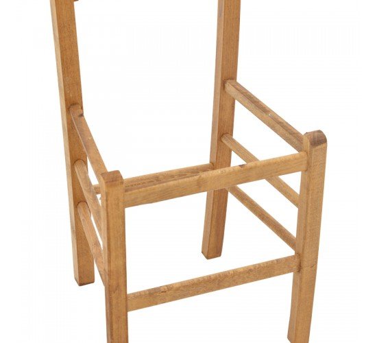 Καρέκλα καφενείου Marf μασίφ ξύλο οξιάς λούστρο καρυδί 41x42x92εκ Υλικό: MDF 325-000005