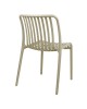 Καρέκλα Zoi pp σε απόχρωση cappucino 42x58x79εκ Υλικό: PP 326-000003