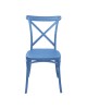 Καρέκλα Crossie pp σε απόχρωση μπλε 38x46.5x82εκ Υλικό: PP 326-000015 Καρέκλα Crossie pp σε απόχρωση μπλε 38x46.5x82εκ Υλικό: PP 326-000015