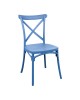 Καρέκλα Crossie pp σε απόχρωση μπλε 38x46.5x82εκ Υλικό: PP 326-000015 Καρέκλα Crossie pp σε απόχρωση μπλε 38x46.5x82εκ Υλικό: PP 326-000015