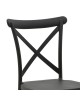 Καρέκλα Crossie pp σε ανθρακί απόχρωση 38x46.5x82εκ Υλικό: PP 326-000024
