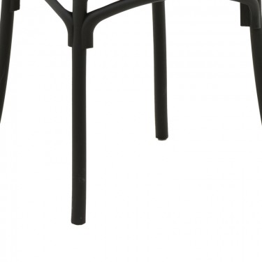 Καρέκλα Crossie στοιβαζόμενη pp σε ανθρακί απόχρωση 38x46.5x82εκ Υλικό: PP 326-000024