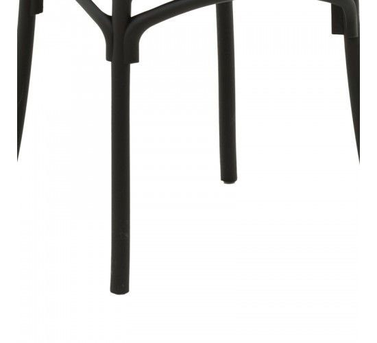 Καρέκλα Crossie pp σε ανθρακί απόχρωση 38x46.5x82εκ Υλικό: PP 326-000024