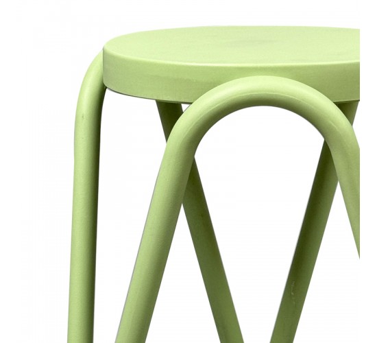 Σκαμπό Serzona pp σε μέντα απόχρωση Φ27x45.5εκ Υλικό: PP 326-000038