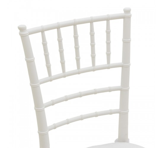 Καρέκλα Tiffany με μαξιλάρι pp σε λευκή απόχρωση 40x40x88εκ Υλικό: PC 326-000040 Καρέκλα Tiffany με μαξιλάρι pp σε λευκή απόχρωση 40x40x88εκ Υλικό: PC 326-000040