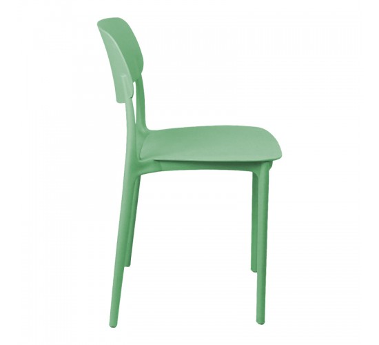 Καρέκλα Berdian στοιβαζόμενη pp σε μέντα απόχρωση 38x49x79εκ Υλικό: PP 326-000043