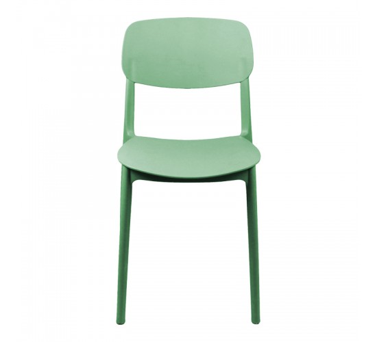 Καρέκλα Berdian στοιβαζόμενη pp σε μέντα απόχρωση 38x49x79εκ Υλικό: PP 326-000043