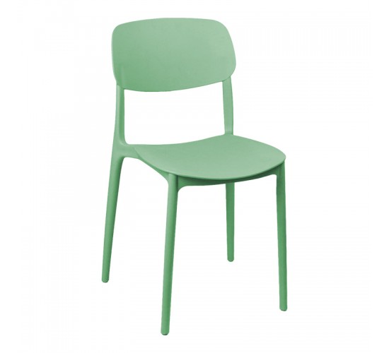 Καρέκλα Berdian στοιβαζόμενη pp σε μέντα απόχρωση 38x49x79εκ Υλικό: PP 326-000043
