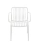 Πολυθρόνα Zoi pp σε λευκή απόχρωση 55.5x57.5x79εκ Υλικό: PP 326-000044
