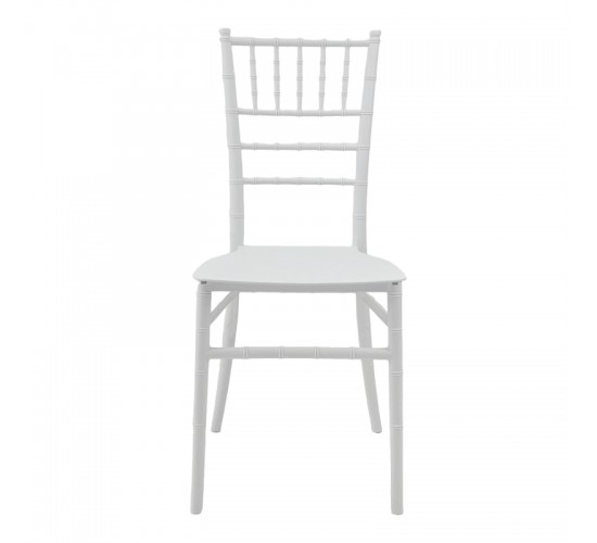 Καρέκλα Tiffany Ι pp σε λευκή απόχρωση 38.5x46.5x87εκ Υλικό: PP 326-000049