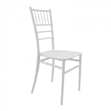 Καρέκλα Tiffany Ι pp σε λευκή απόχρωση 38.5x46.5x87εκ Υλικό: PP 326-000049