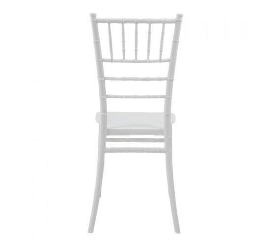 Καρέκλα Tiffany Ι pp σε λευκή απόχρωση 38.5x46.5x87εκ Υλικό: PP 326-000049