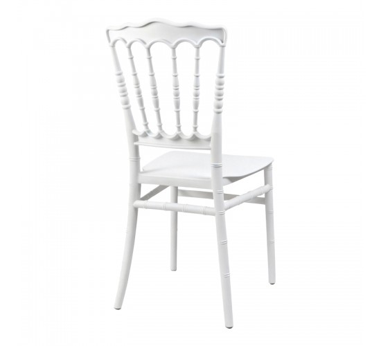 Καρέκλα Napoleon pp λευκή 38,5x46,5x89εκ Υλικό: PC 326-000054